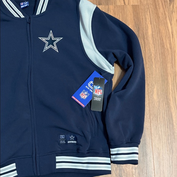 NFL Cowboys Navy and Gray Star Jacket - Picture 2 of 7